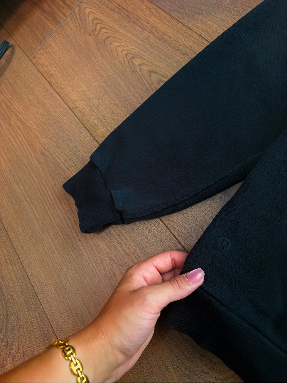 Lululemon Mens Black Pullover Hoodie - Picture 5 of 5